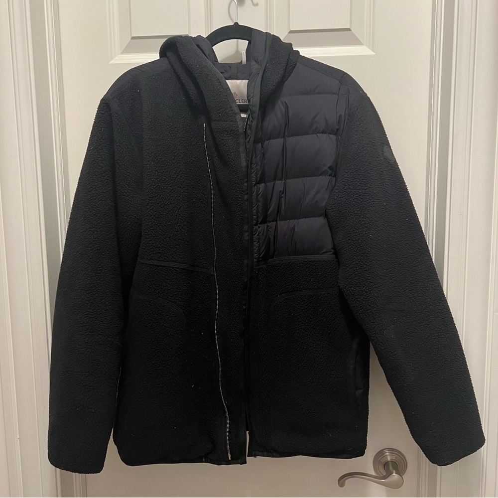Moncler Men’s Fleece Puffer Jacket 3 Black